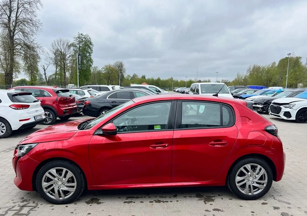 Peugeot 208 cena 48900 przebieg: 45090, rok produkcji 2020 z Świerzawa małe 172